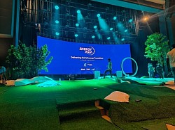 Energy Asia 2025 @ KLCC Plenary Hall, STM Turf beautifying the stage.